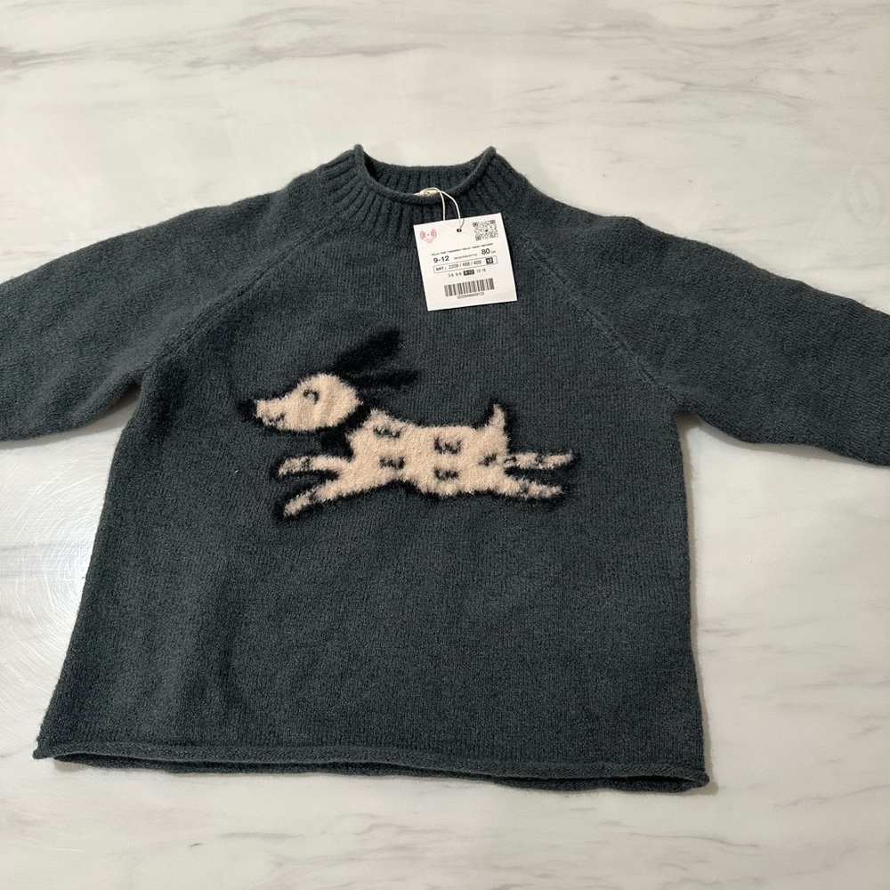 Zara Charcoal Knit Sweater